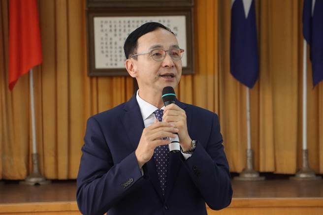 今国民党主席朱立伦仍重申，等3月4日南投立委补选后，再来讨论各地立委跟总统大选事务。（吕妍庭摄）