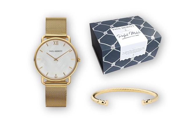 Global Mall新北中和店的Tiimec探覓刻PAUL HEWITT獨家限量組合，原價7300元，優惠價5999元。（Global Mall提供）