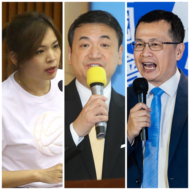 锺沛君（左起）、杨永明、罗智强。（资料照片合成）