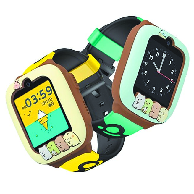 远传小学生必备儿童定位表推超萌新款。（远传提供）