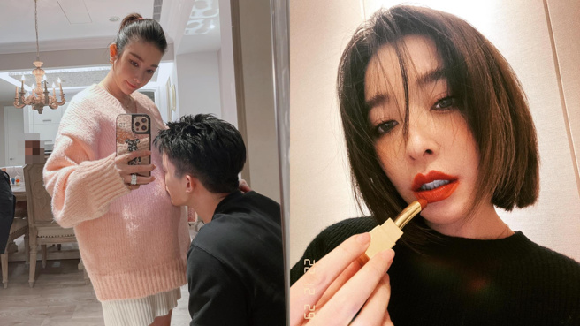 许维恩怀孕4个月被网友「关心」太胖，她亲自回应。（图／FB@许维恩）