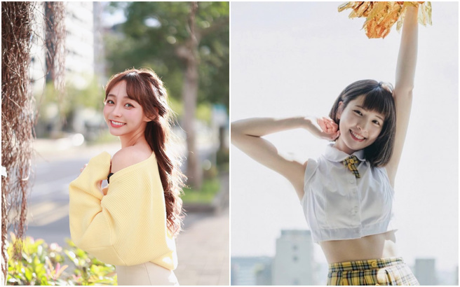 有网友发文询问林襄的人气是否能红过全盛时期的峮峮。(图/林襄脸书、峮峮 IG)