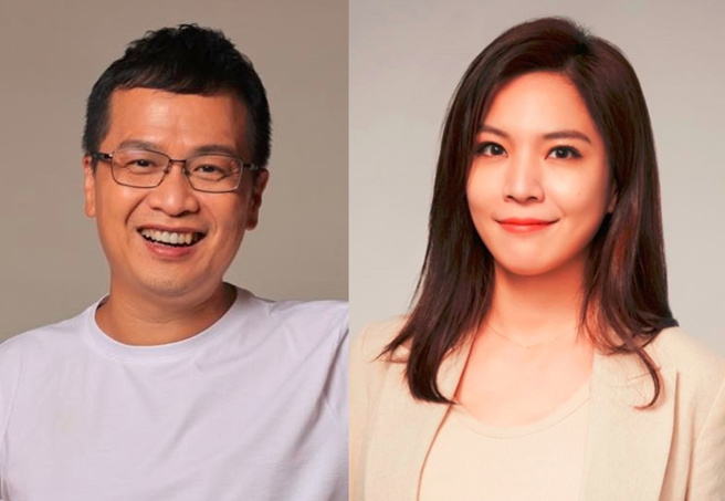 国民党台北市议员锺沛君（右）、国民党台北市前议员罗智强（左）。（合成图／取自两人脸书）