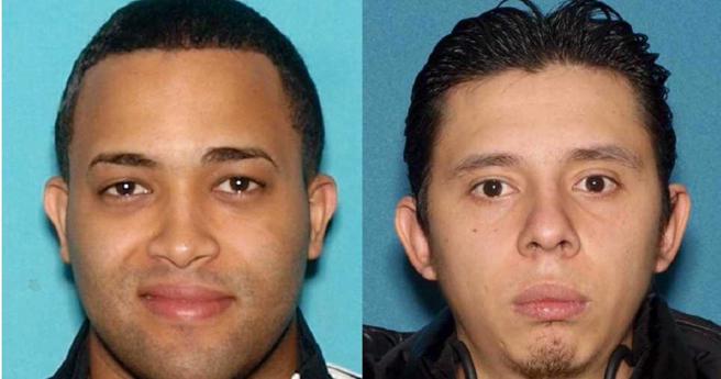 桑塔纳（左）已被警方申请引渡；洛培兹仍在逃亡中。（图／翻摄自推特）