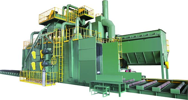 耀生超级全自动滚轮输送喷洗机。图／业者提供