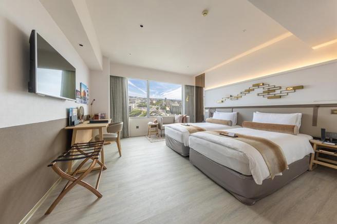 （天成饭店集团推出情人月住房优惠，平入住台北花园大酒店4,069元。图／台北花园酒店提供）