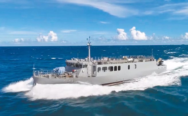 海军最新成军的的快速布雷艇就是隶属192舰队。（海军提供）