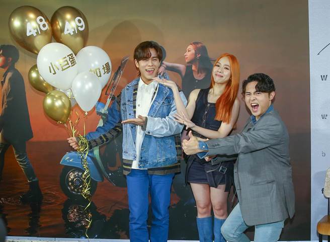 告五人今庆祝小巨蛋演唱会秒杀再加场。（粘耿豪摄）