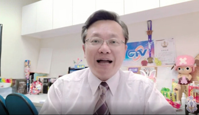 戴立纲说，这波强烈大陆冷气团将达到11度低温（图/叶宣婕摄）