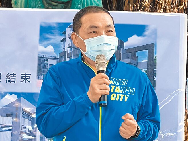 2024总统选举国民党呼声最高的新北市长侯友宜，至今对是否参选仍未表态。（王扬杰摄）