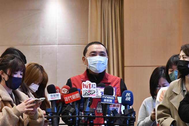 蓝营新北市议员挺新北市长侯友宜选总统，侯友宜持续低调未正面回应。（陈慰慈摄）