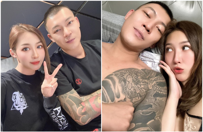 網紅鳳梨（吳泓逸）跟「秘書」女友歐菈感情穩定。（圖／鳳梨 吳泓逸臉書）	