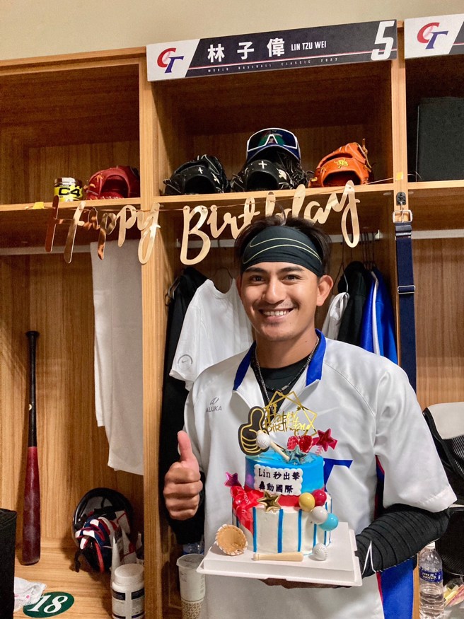 林子伟15日过29岁生日。（中职提供）