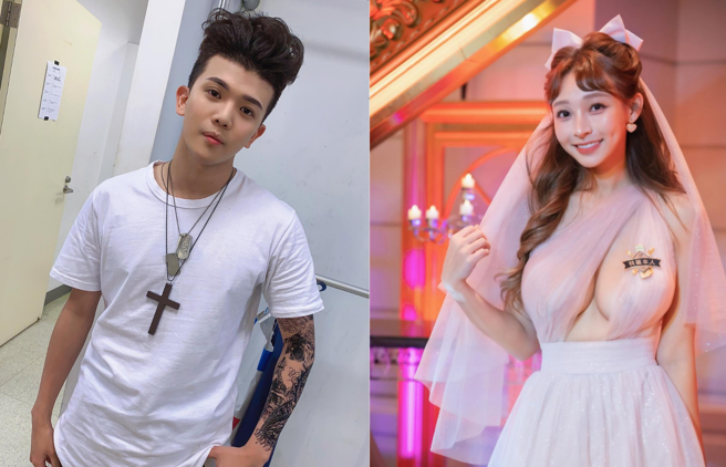 孙生曾与女神林襄有一段情。（图／孙生脸书、林襄IG）