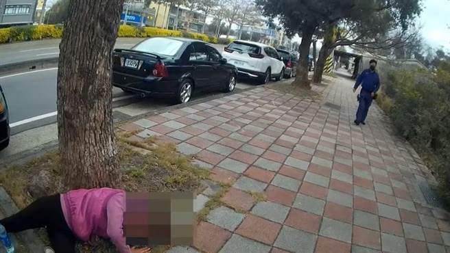 林姓婦人獨自外出洗頭後迷途，走了10公里遠後體不支倒地。（警方提供）