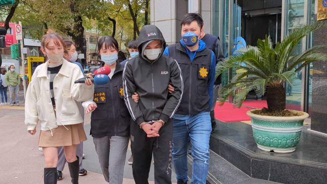警方將竊嫌移送偵辦。（翻攝照片／林郁平台北傳真）