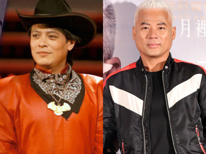 刘文正(左)当年培养巫启贤出道。（本报资料照）