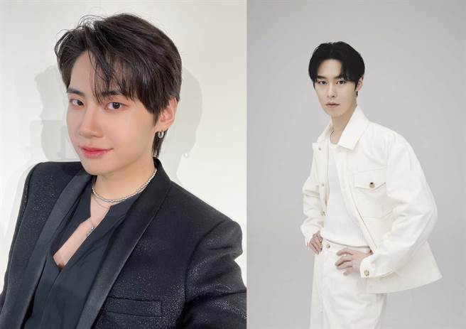 李鎭赫（左）跟李宰旭，两人将于下个月来台见粉丝。（大艺未来、C-JeS提供）