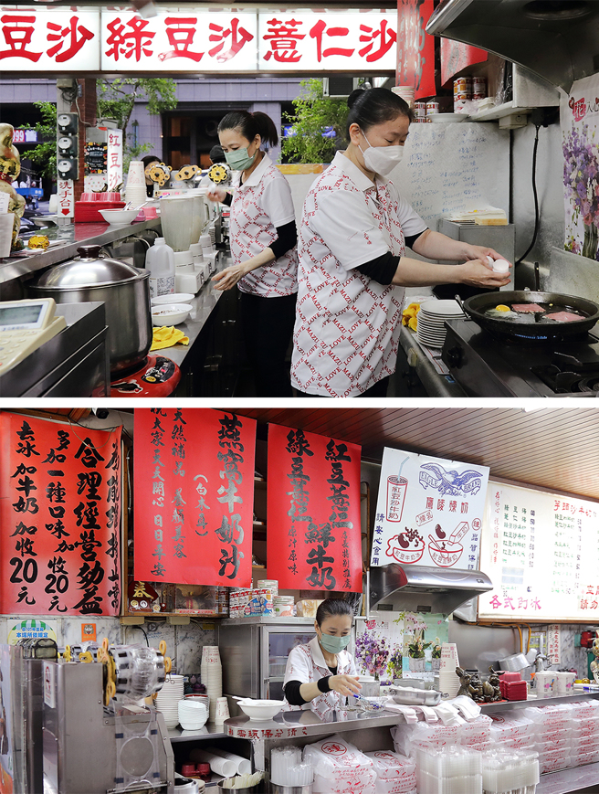 鍾家高雄綠豆湯大王以綠豆湯起家，如今品項多元，連早餐也有賣。(攝影/Carter)