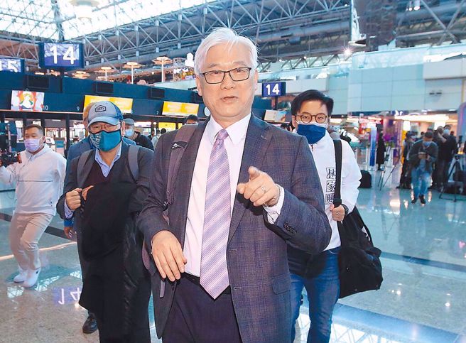 国民党副主席夏立言(图)访陆，郭正亮指出，美国参眾两院因气球事件而对此有反对声音。（中时资料照／范扬光摄）