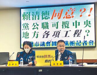排黑請從台南開始 藍黨團：別成為賴半套