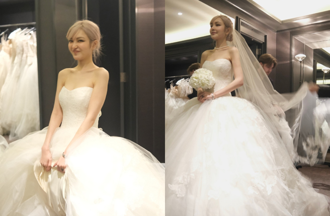 周扬青晒出婚纱照。（图／翻摄自周扬青微博）