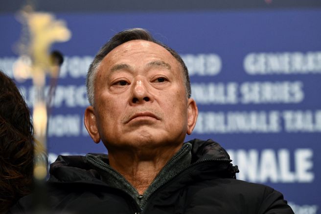 杜琪峯出席柏林影展評審團記者會。（路透社）