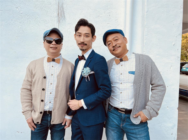 陈竹升新歌MV邀请谢铭佑和王俊杰跨刀演出。（三川娱乐提供）