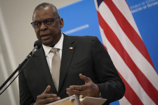 美国国防部长奥斯汀（Lloyd Austin）。（图／美联社）