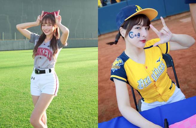 峮峮和林襄都是啦啦队超人气女神。（图／取自脸书）