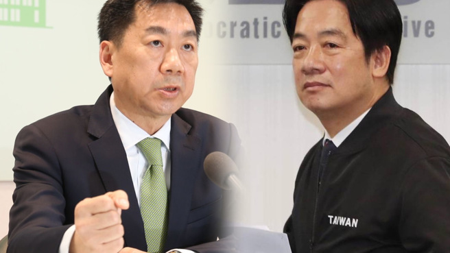 行政院发言人陈宗彦（左）跟副总统赖清德（右）相识相当久，也一直被外界视为赖的子弟兵。（合成图／中时资料照、杜宜谙摄）