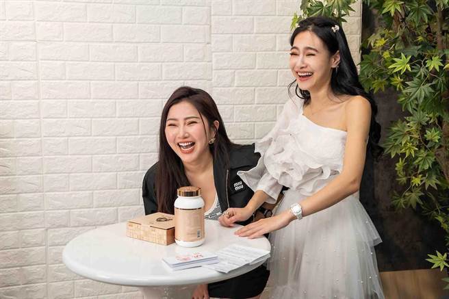 天后闆妹（左）和王思佳是好朋友。（TVBS提供）