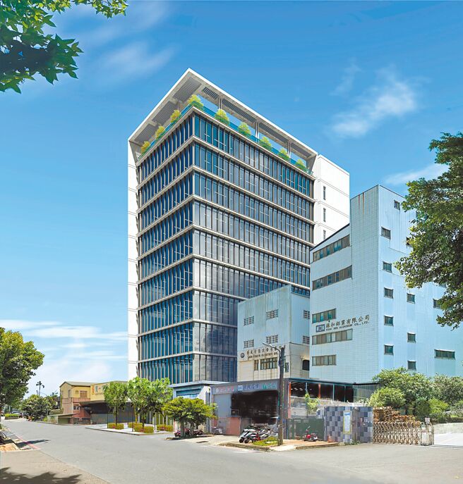 土城沛陂段150地号更新后建物模拟图。（新北市都更处提供／叶德正新北传真）