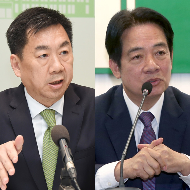 陈宗彦(左)为赖清德(右)嫡系子弟兵。(合成图/中时资料照)