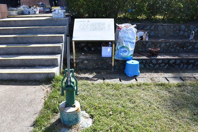 苗栗县西湖乡瑞湖国小是县府设置的5个防灾园区之一，校内设有传统抽水系统。（谢明俊摄）