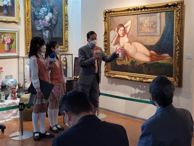 今年适逢已故艺术家李梅树诞辰120年，李梅树纪念馆特地结合三峡、莺歌8所学校，办理「李梅树120创艺教育展」，透过舞蹈、导览、蓝晒等跨域表现，演绎李梅树与三峡祖师庙、三峡茶等地的记忆。（北大高中提供）