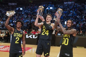NBA》連拿傳球與投籃兩關 地主爵士隊技術挑戰賽奪冠
