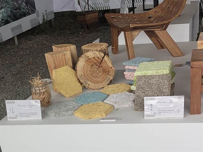 體驗2050淨零排放，屏東熱博推出「國產材暨銀合歡移除循環經濟館」。(屏縣府提供)