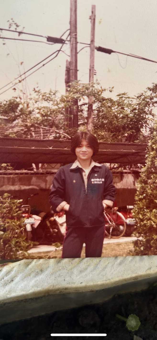 王彩桦国中时较中性。（图／FB@王彩桦-台湾滨崎步）