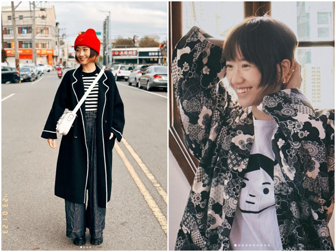 Lulu对穿搭很有想法，每到一个城市就会转换风格融入其中。（图／IG@sunnygirl800424）