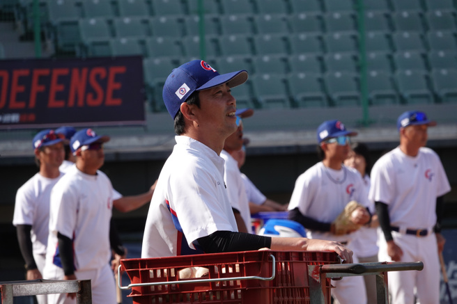 中華隊總教練林岳平。（毛琬婷攝）