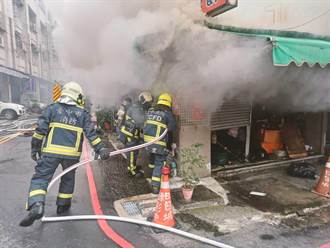 台中小吃店叫瓦斯竟燒掉整家店 瓦斯桶遭踢倒「炸出火花」釀1傷