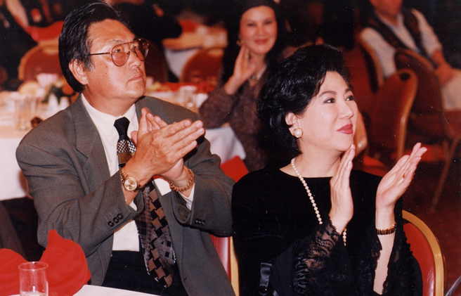 资深演员凌波与金汉是演艺圈模范夫妻。（图／取自中时资料库）