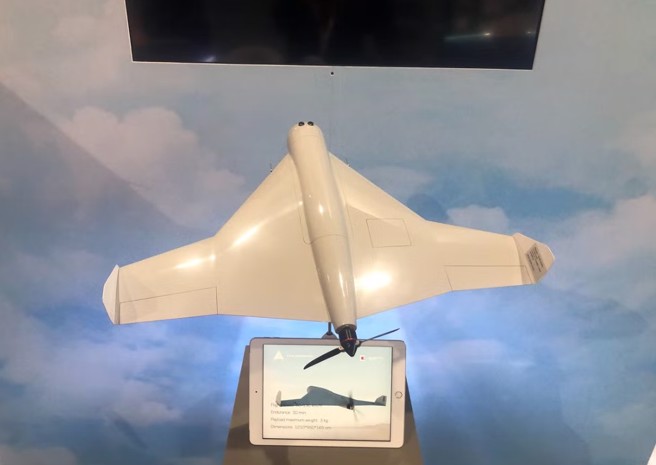 俄罗斯Zala KYB滞空弹药，现身阿布达比的IDEX武器展。(图/army-technology)