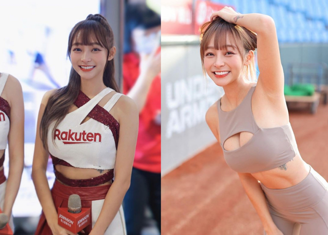 有「啦啦队女神」封号的乐天女孩林襄。（图／摘自林襄IG）