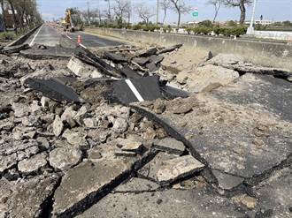 過年才完工… 嘉164線路段突隆起爆裂像被「像被炸彈炸過」 