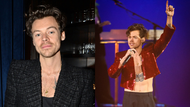 一世代哈利舞台上玩超开 竟「脱鞋倒酒喝」全场嗨爆。（图／达志影像）