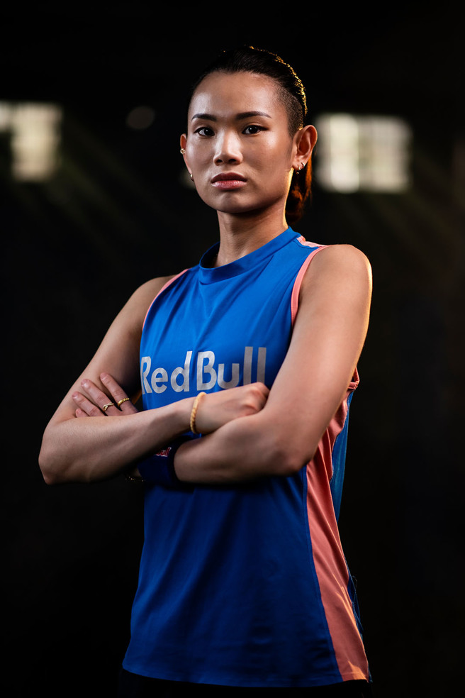 「Red Bull斗拍」最终将由戴资颖（见图）联手YouTuber蔡哥、国内羽球男单新希望郭冠麟迎战冠军队伍。（Red Bull提供）