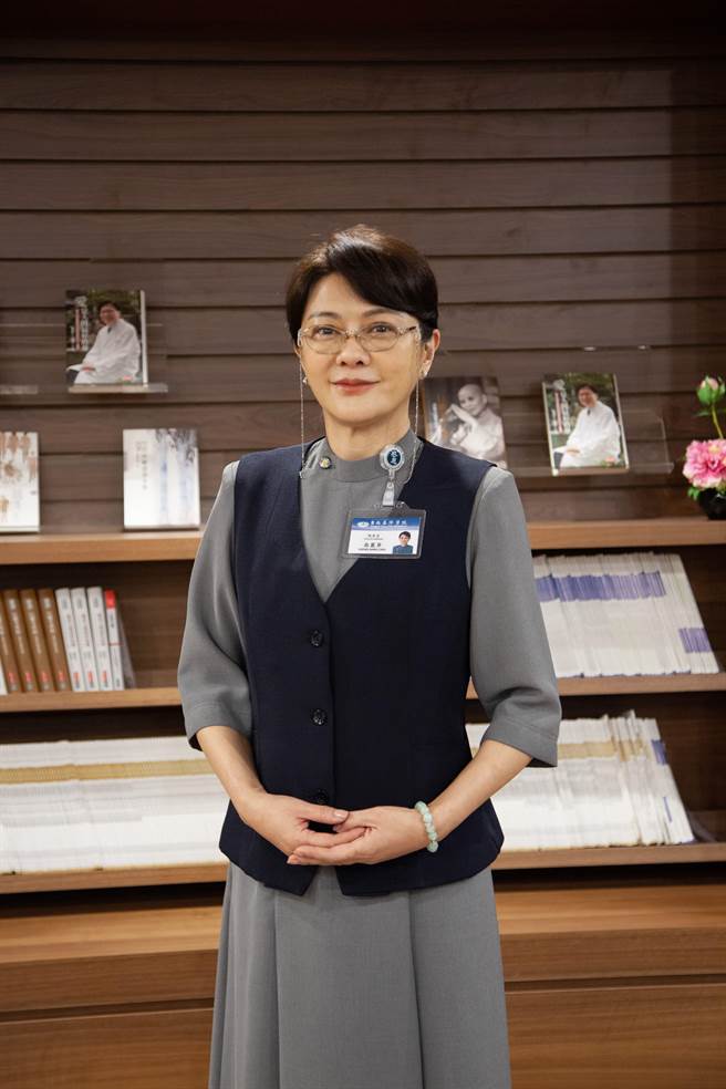 葛蕾今出席大爱剧场记者会。（大爱提供）