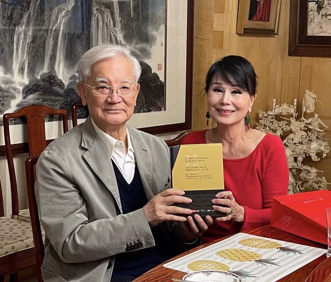 张璃敏和连战有多年交情。（图／fb@Misty Chang）